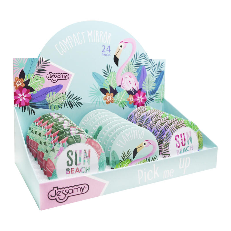 EXHIBIDOR ESPEJOS FLAMENCO X 24 UNIDADES