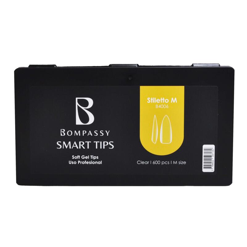 BOMPASSY SOFT NAIL GELT TIPS STILETTO M X 600