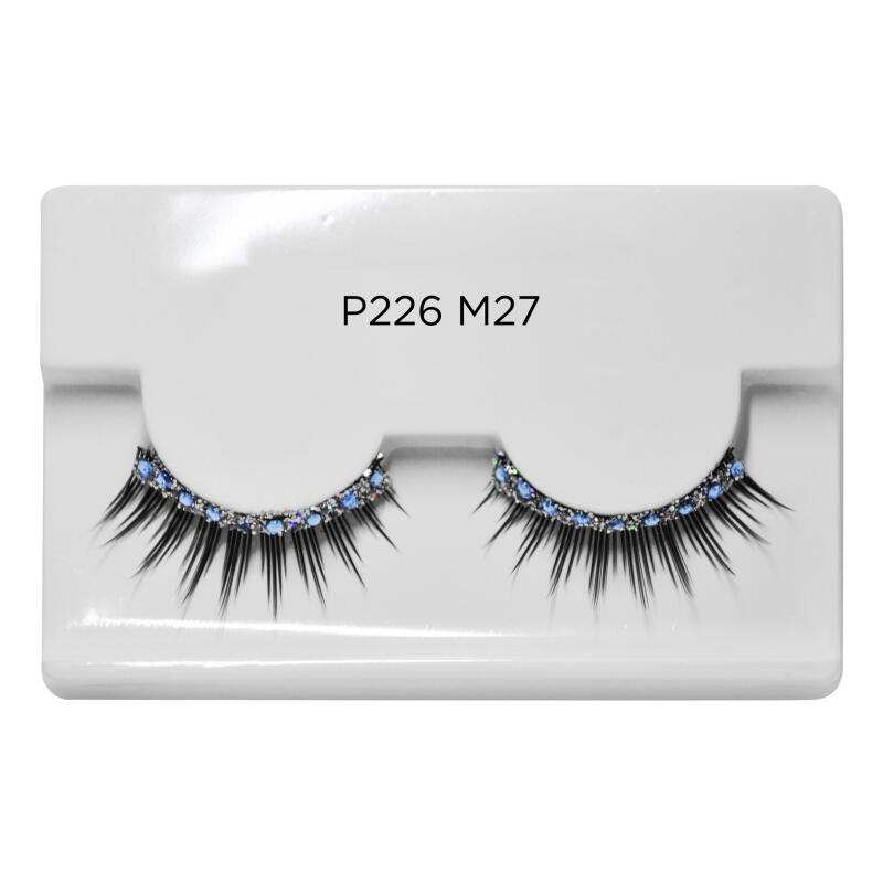 PESTAÑAS POSTIZAS C/STRASS JESSAMY SIN PEGAMENTO