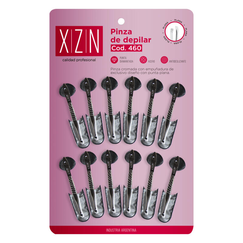 XZN PINZA PARA DEPILAR ABANICO PLANA X 12 U.