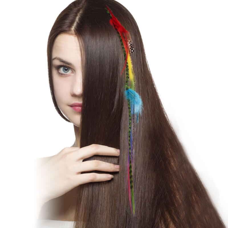EXTENSIONES DE PELO PLUMA SURTIDAS
