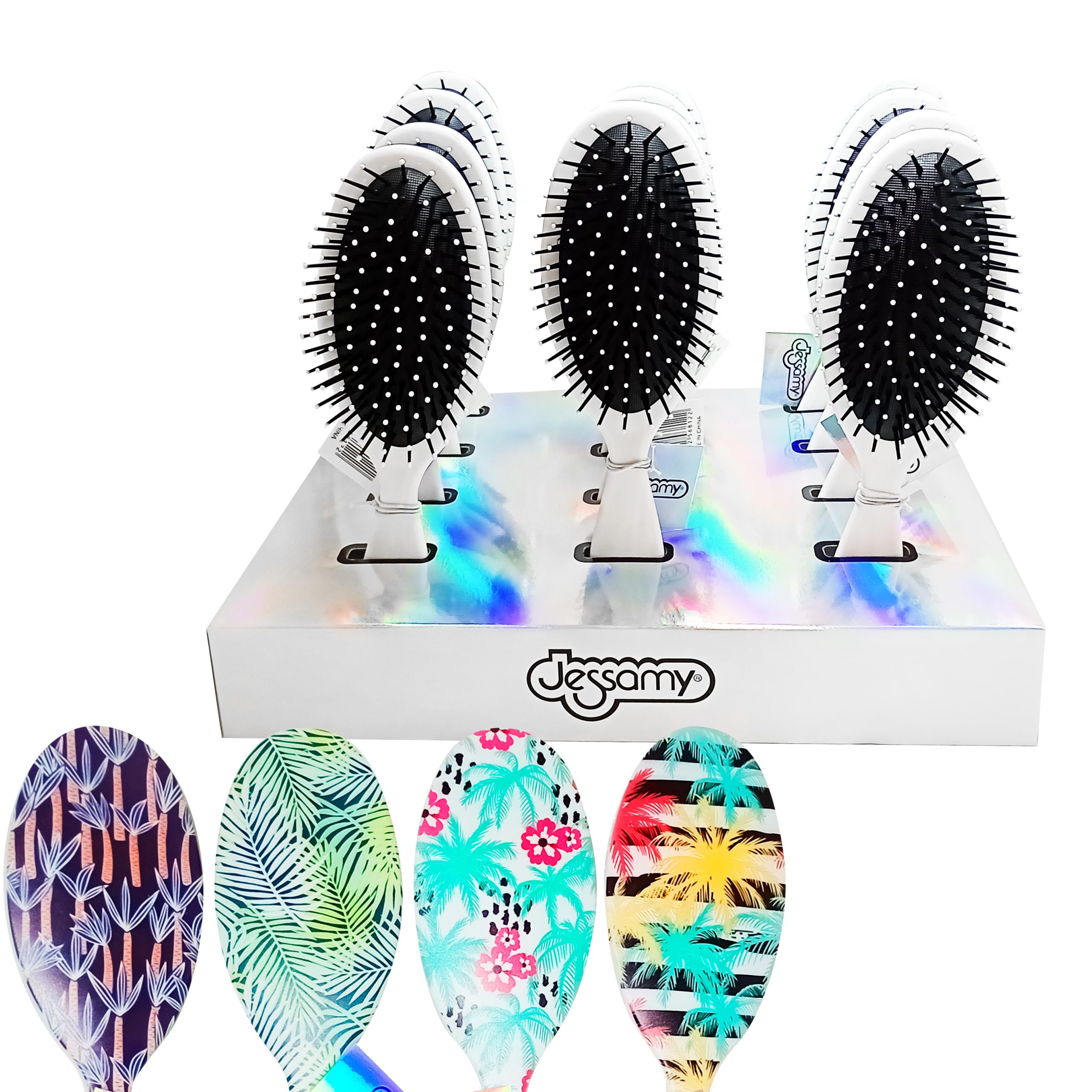 EXHIBIDOR CEPILLOS X 12 DISEÑO TROPICAL