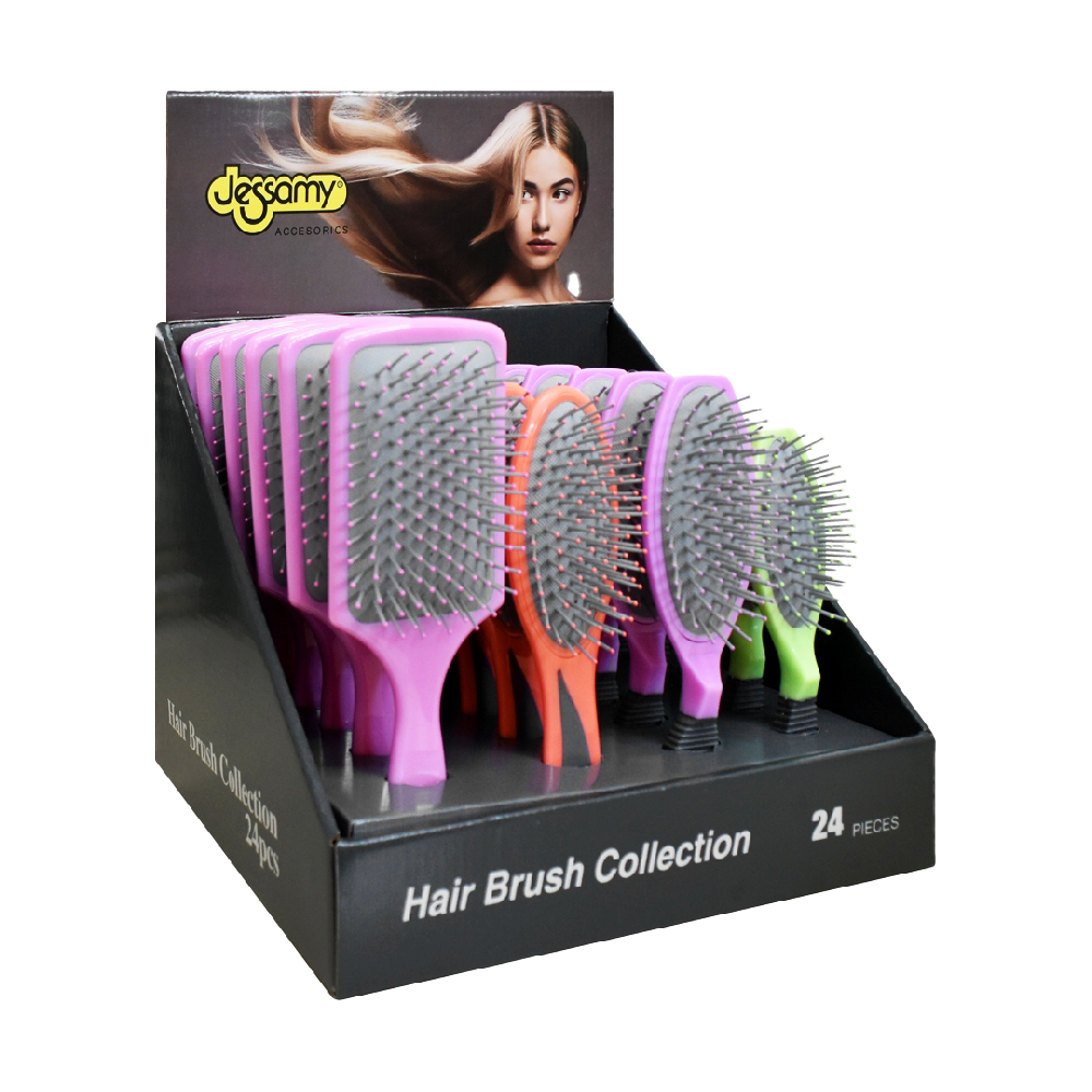 EXHIBIDOR CEPILLOS NEUMATICOS COLOR X 24