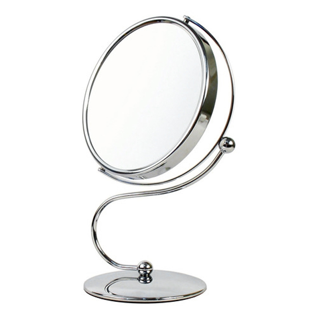 ESPEJO METAL MOVIBLE 17 CM. 5 X