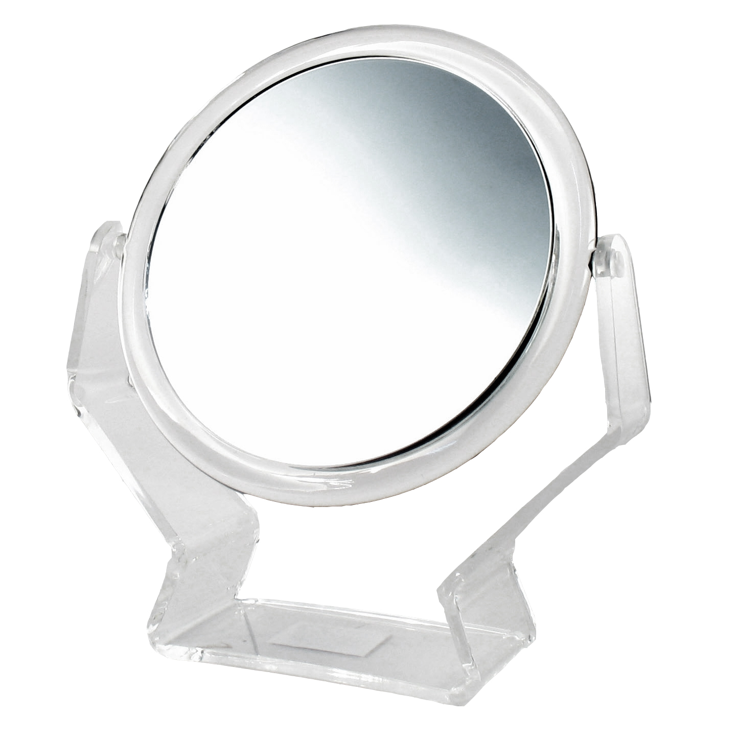 ESPEJO ACRILICO 15CM 5X C/PIE.