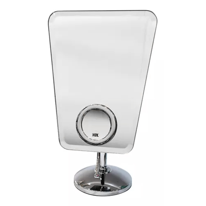 ESPEJO METAL TRAPECIO + ESP 1X-3X 24.5 CM