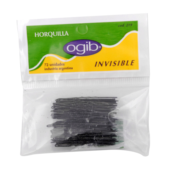 OGIB HORQUILLA INVISIBLE NEGRA X 72