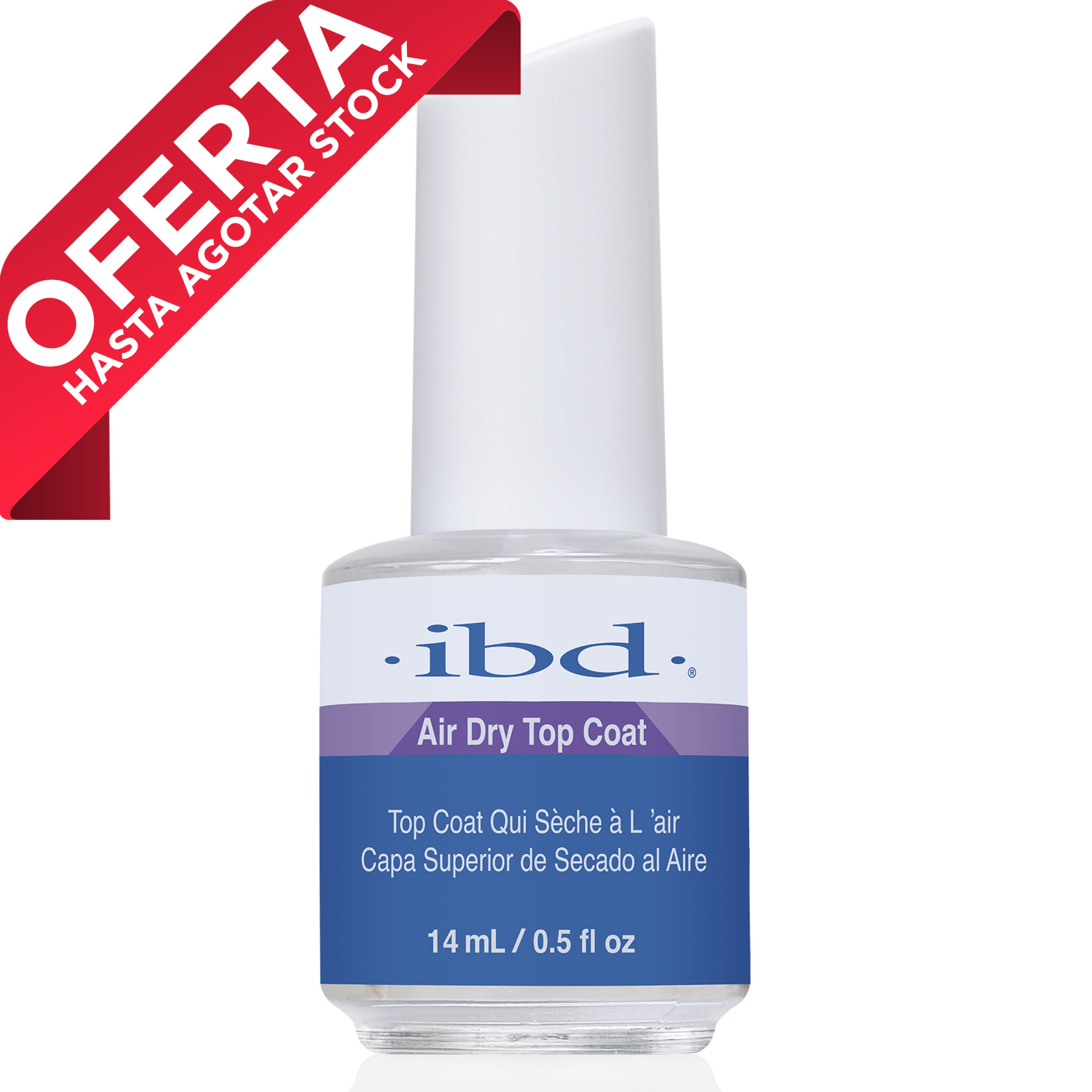 IBD TOP COAT AIR DRY X 14 ML. 50% OFF