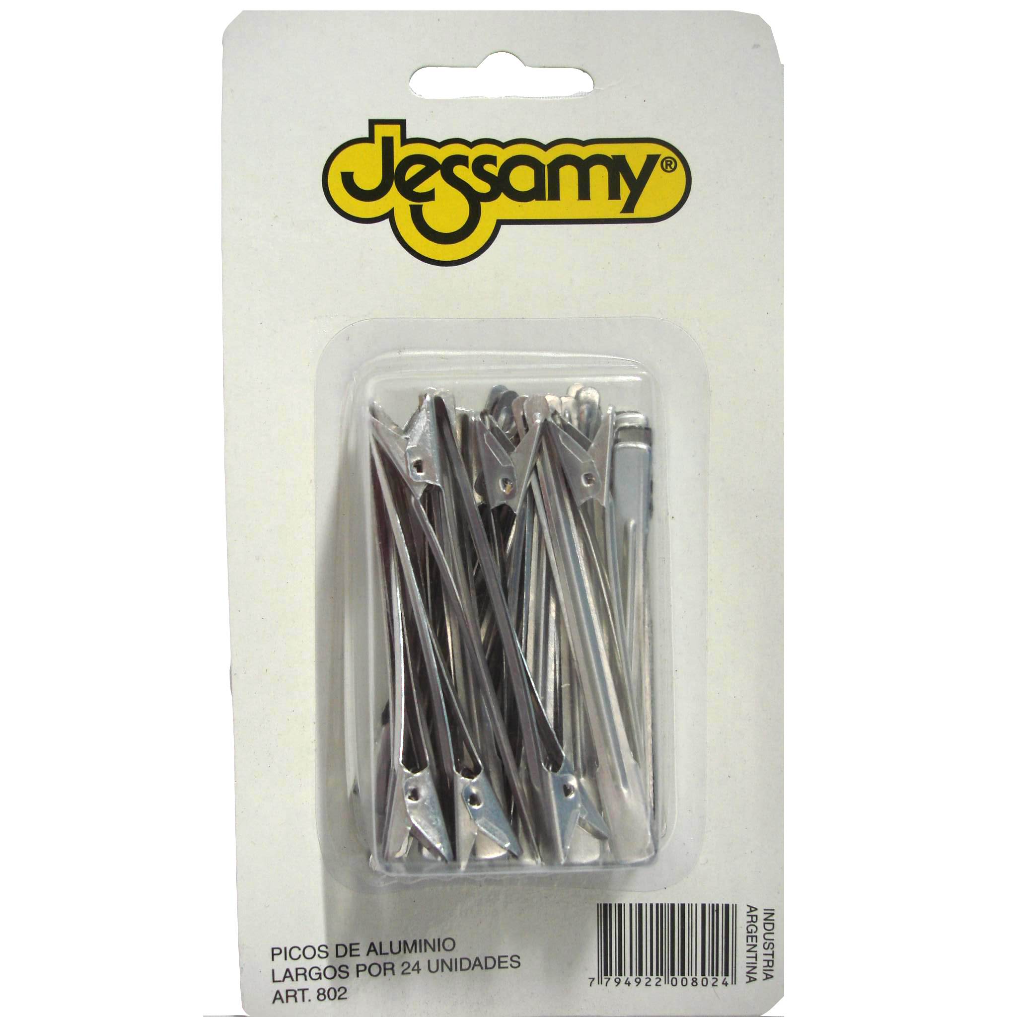 PICOS ALUMINIO LARGO X 24 UNI.