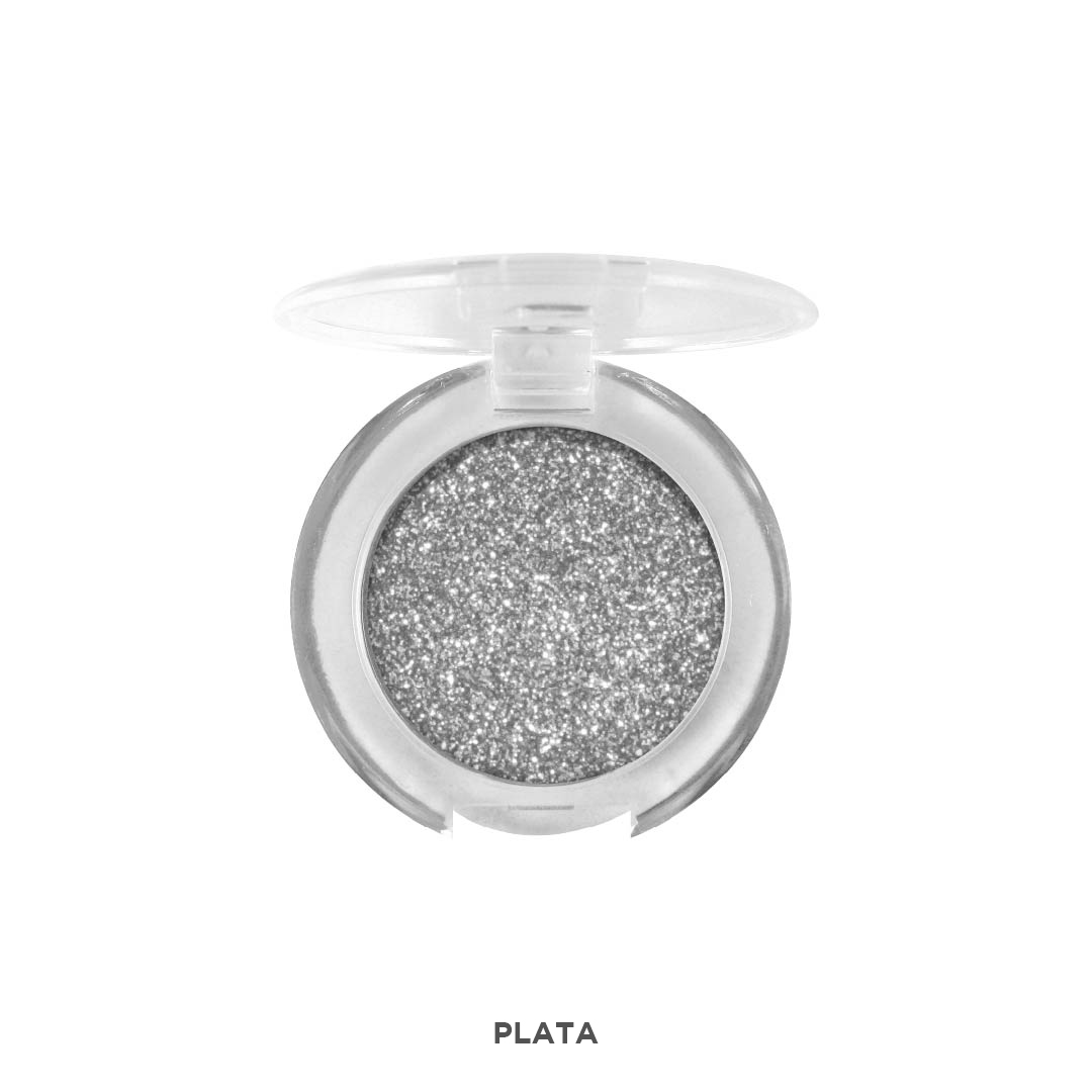 XULU COMPACT GLITTER IND. PLATA  X 2 GR.