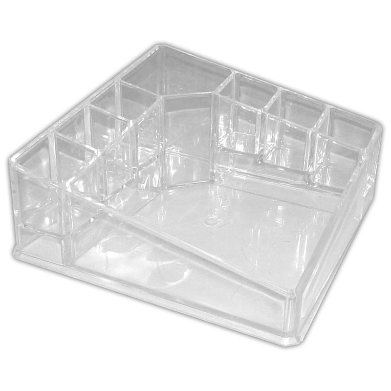 ORGANIZADOR DE ACRILICO 8 DIVISIONES 4.5X13.5X13.7