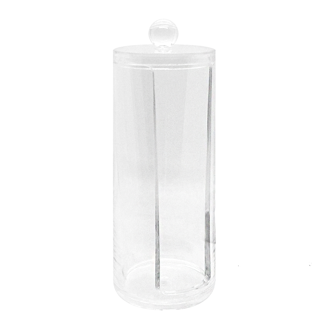 VASO LARGO DE ACRILICO C/TAPA