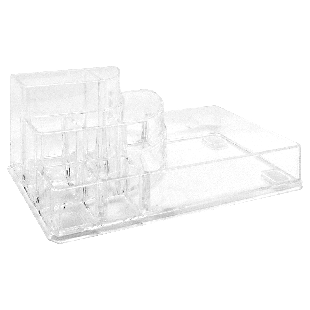 ORGANIZADOR ACRILICO CON DIVISIONES (17X8X6)