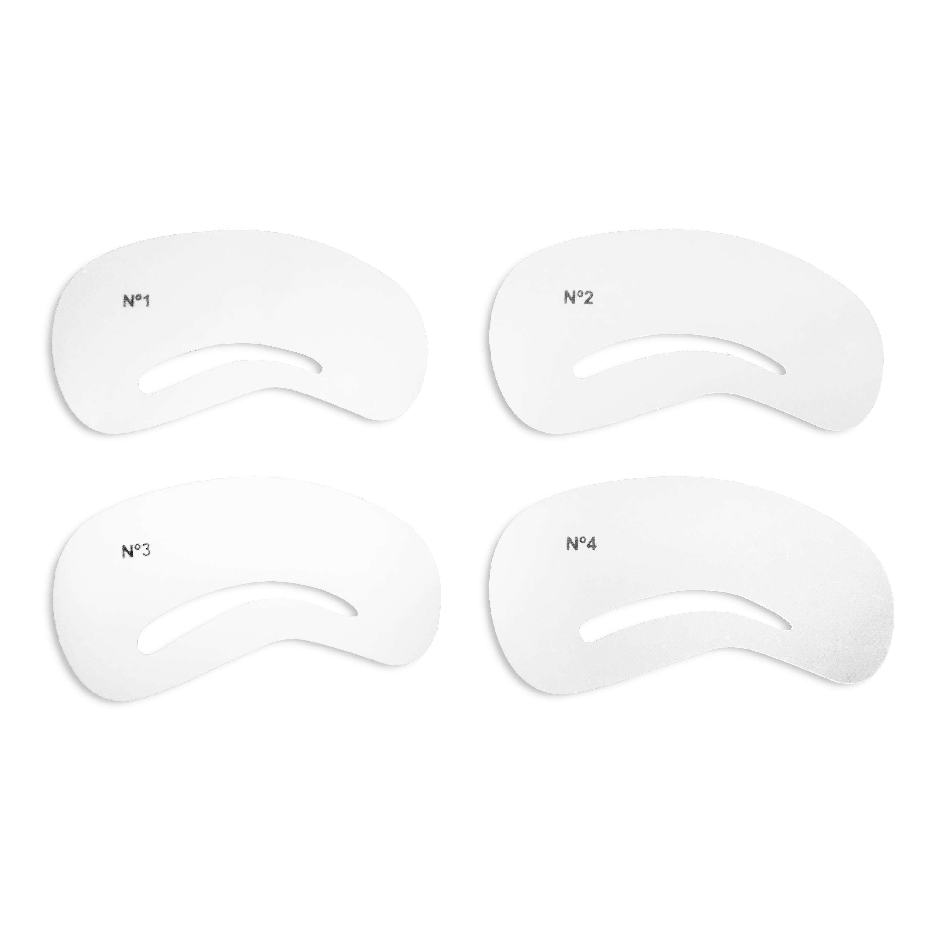 STENCIL PARA CEJAS X 4 UNIDADES