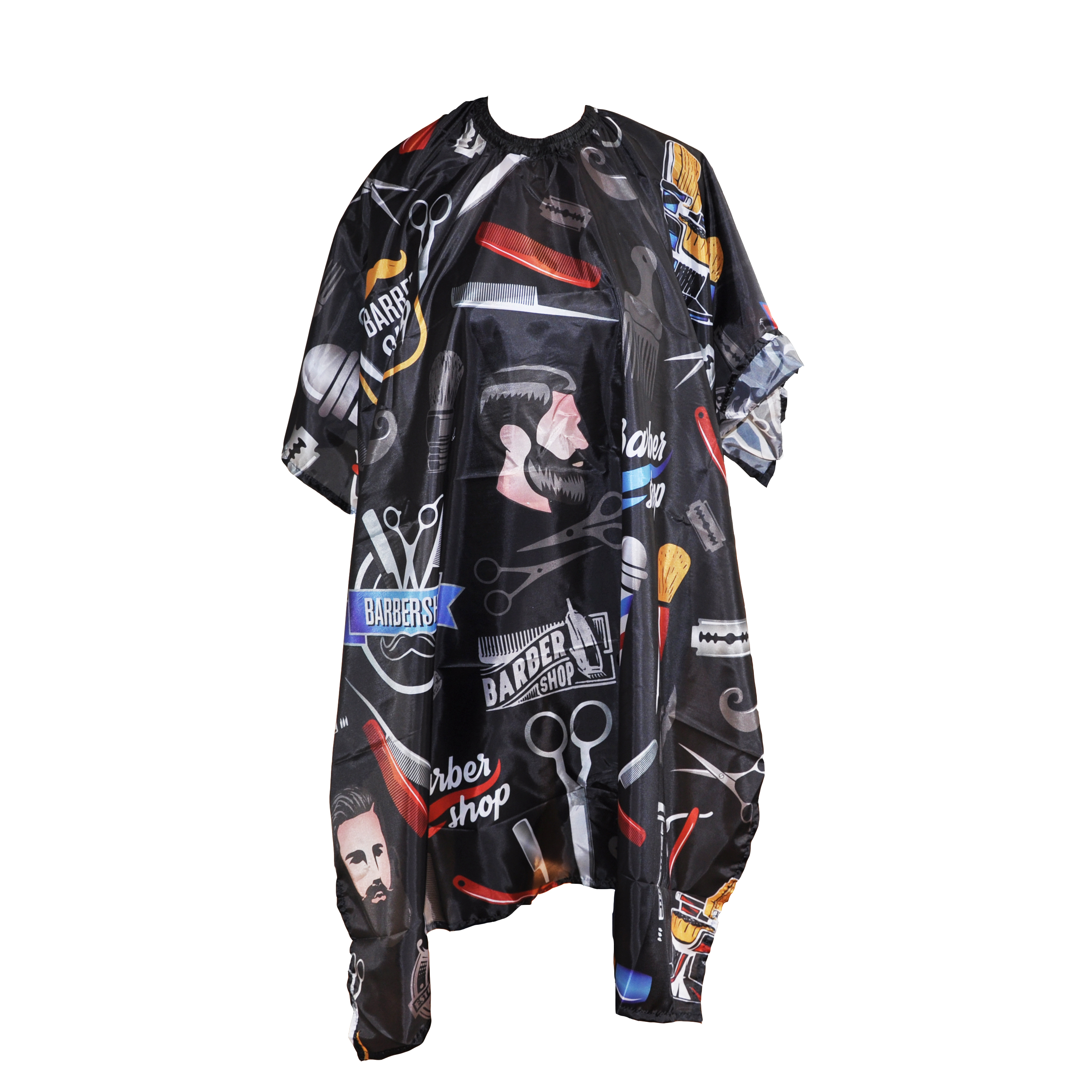 CAPA BARBERIA CUELLO ELASTIZADO Y GANCHOS