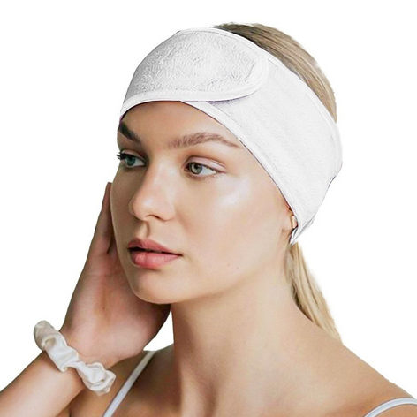 VINCHA DE TOALLA C/ABROJO P/MAQUILL.