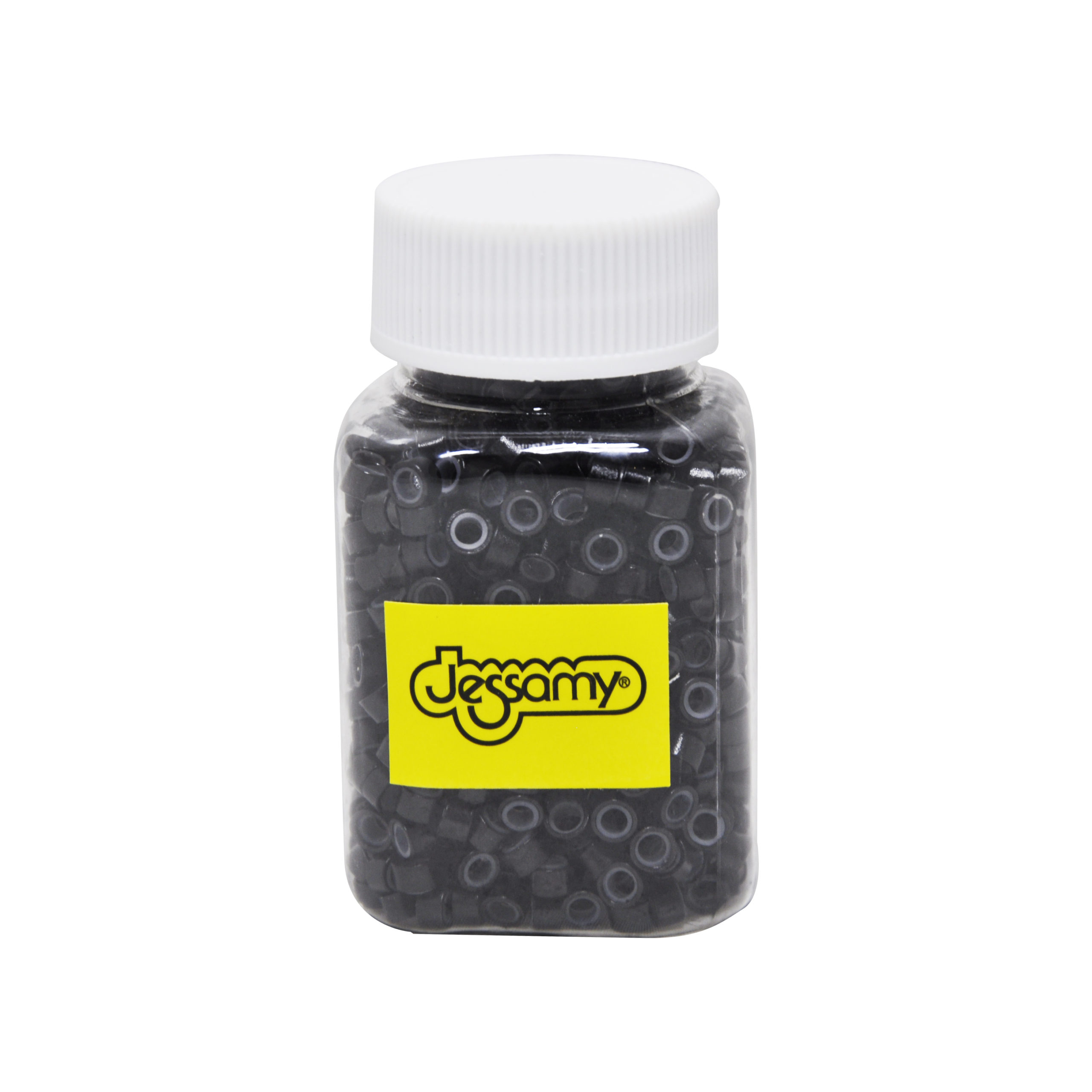 MICRORINGS NEGRO C/SILICONAS x 1000