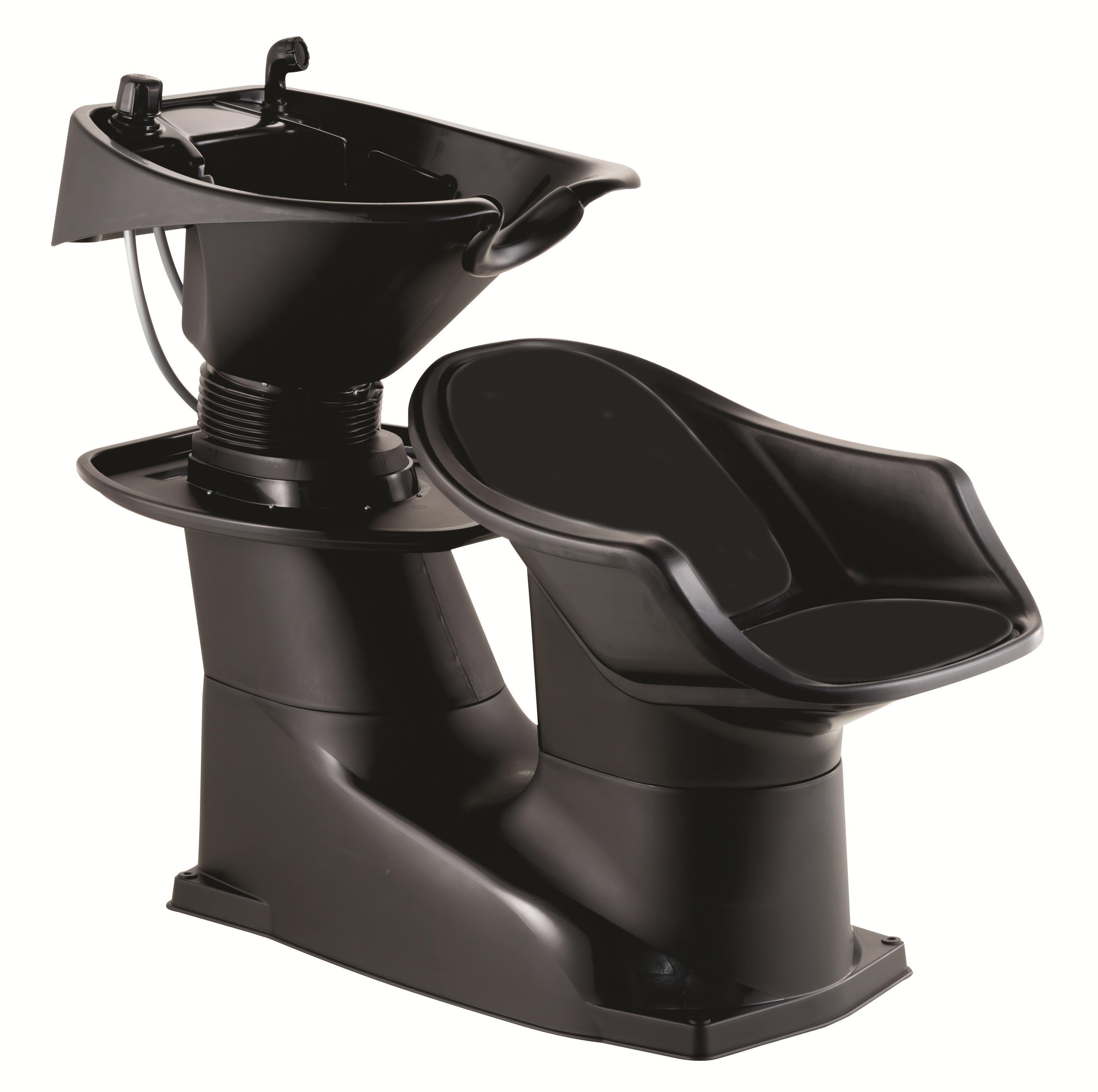 DOMPEL LAVACABEZAS MONOCOMANDO NEGRO.