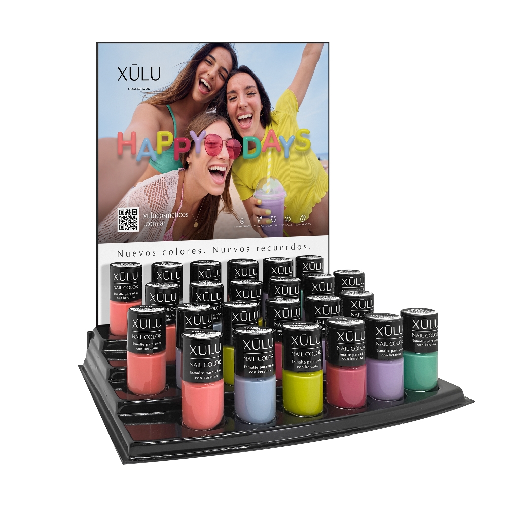 XULU EXHIBIDOR HAPPY DAYS ESMALTE X 48