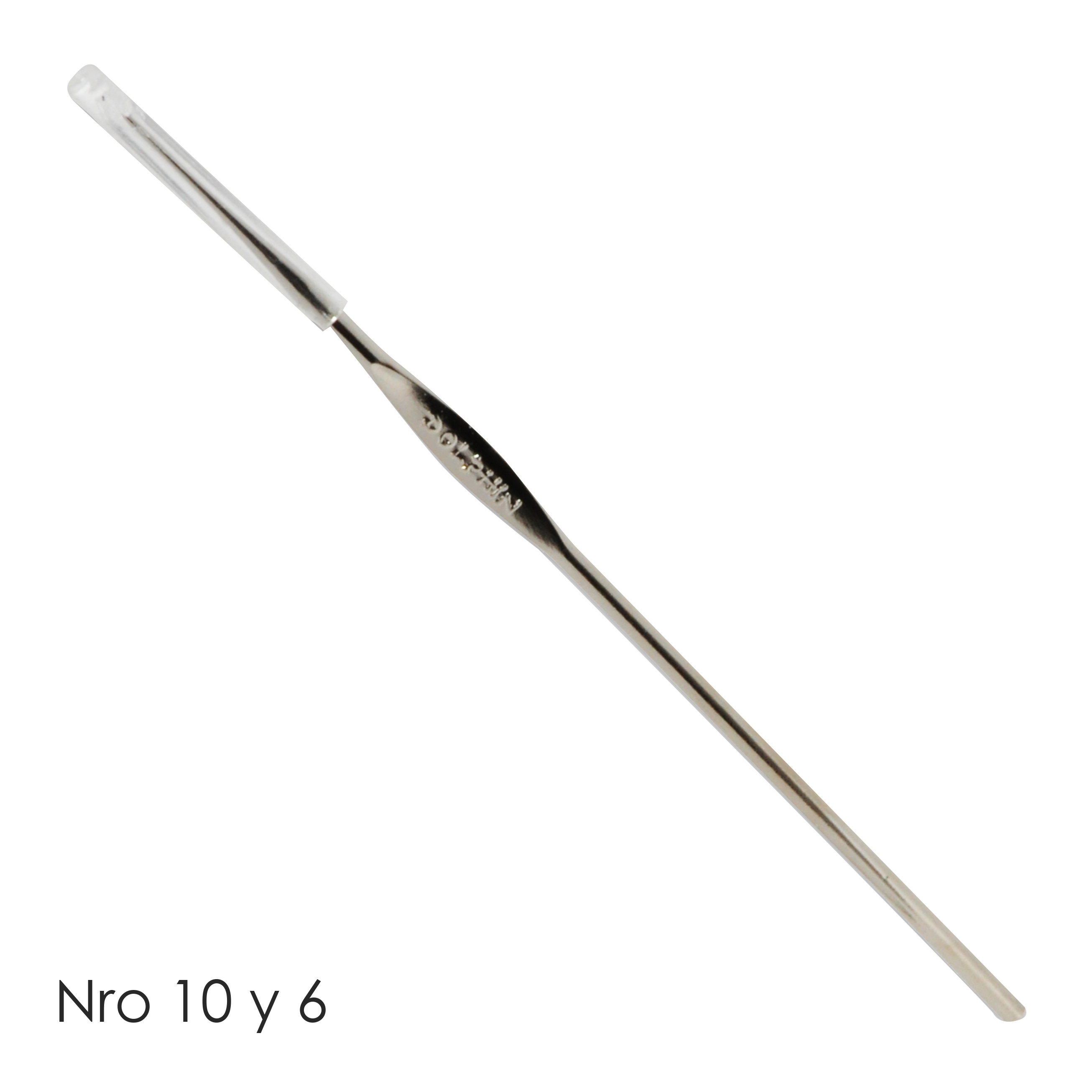 AGUJA CROCHET P/CLARITOS X 12 U. (NRO. 10 y 6 )