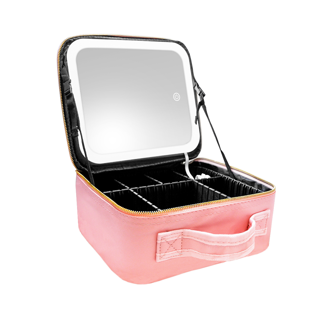 MALETIN VALIJA ESPEJO LED (25X22X12)