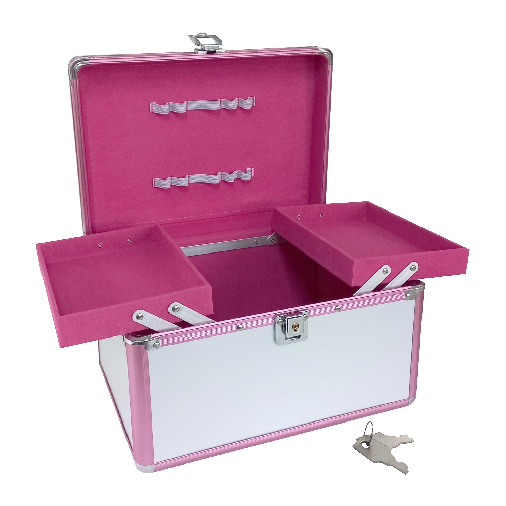 MALETIN ALUMINIO (2 BJAS) 28.5X20.5X17