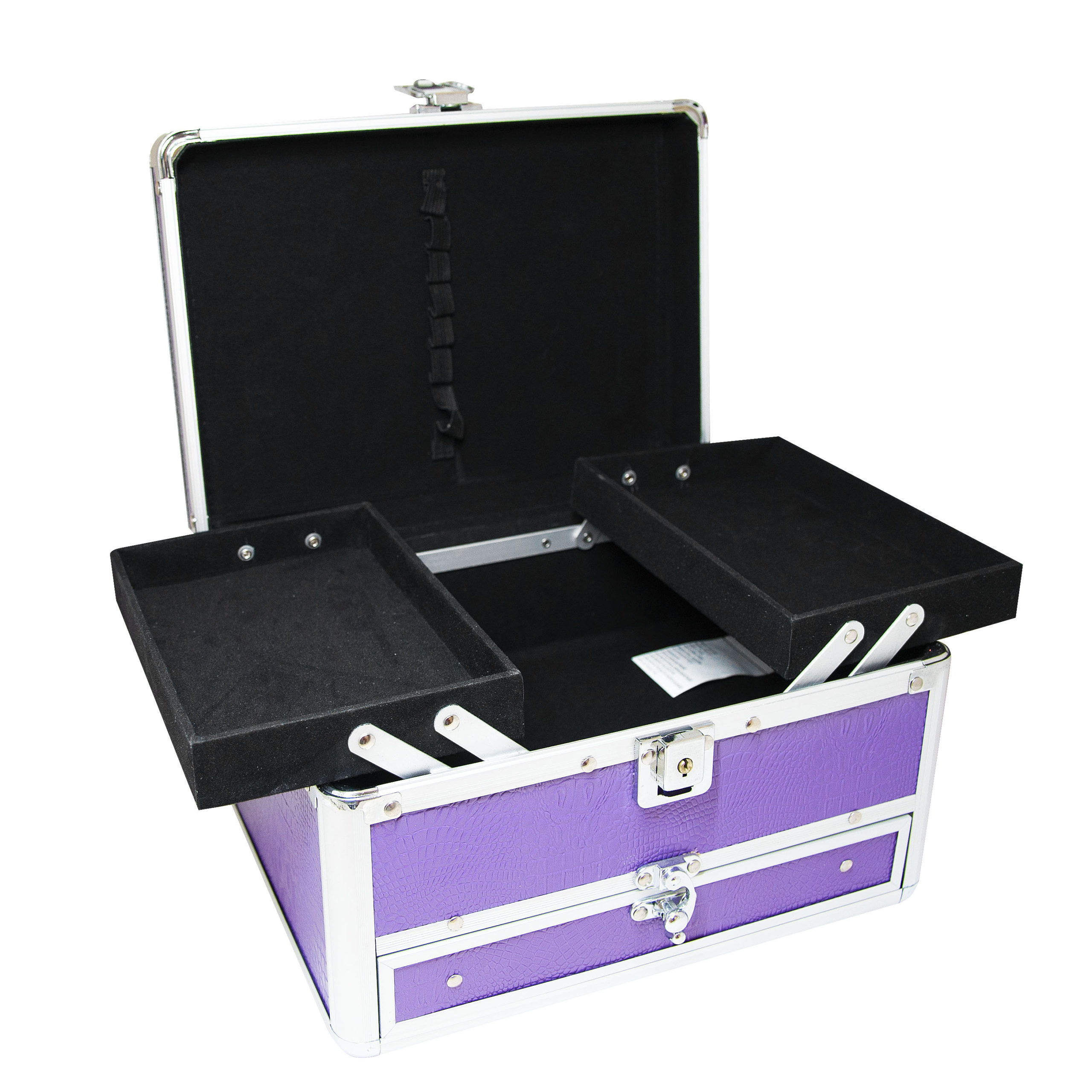 MALETIN ALUMINIO 26X19X16 2BJAS. 1 CAJON-