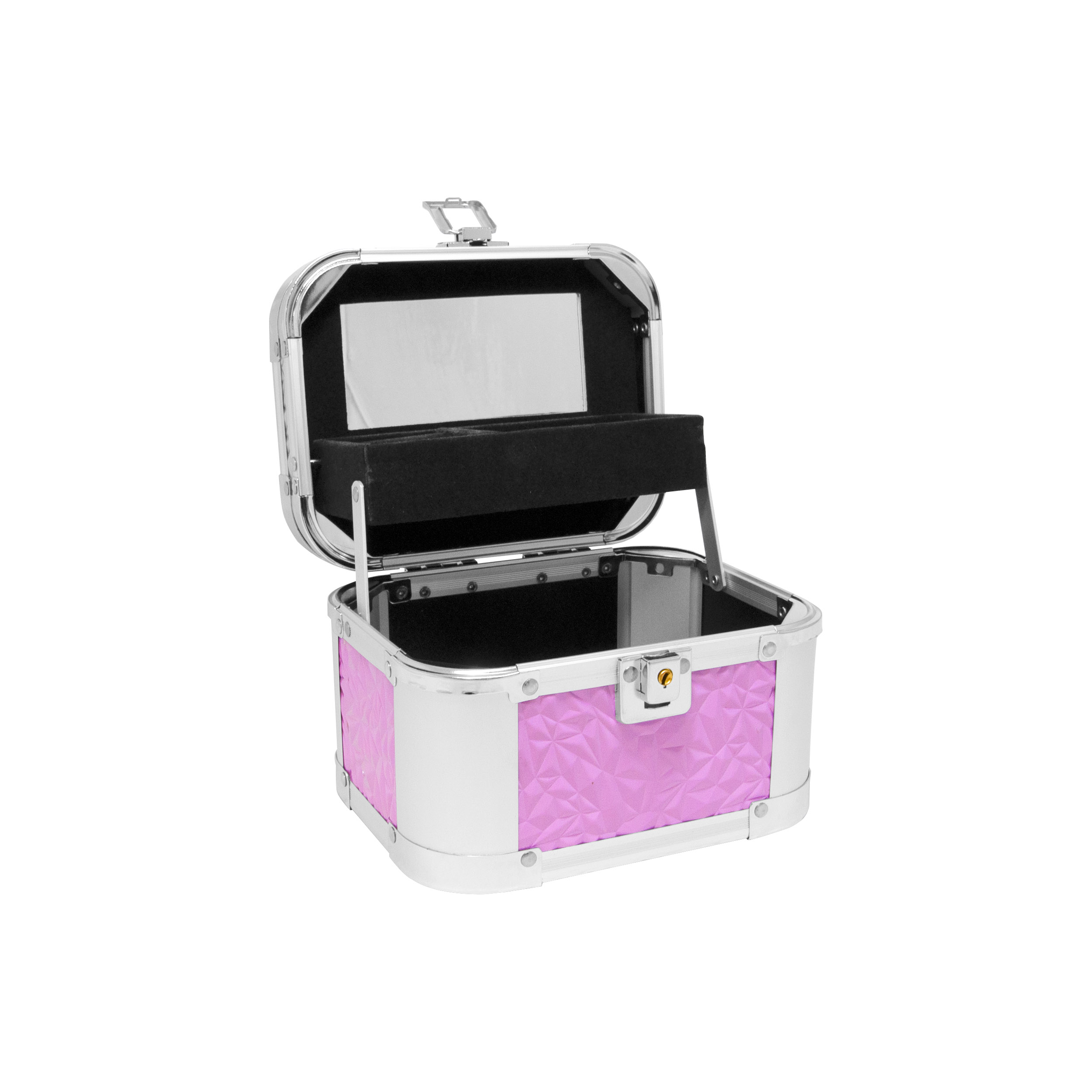 MALETIN COLOR C/BANDEJA TIPO ALHAJERO (17X11X13)