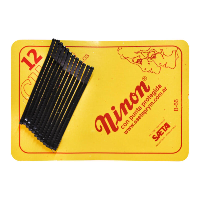 CLIPS SAETA NEGROS X 144 UNID.