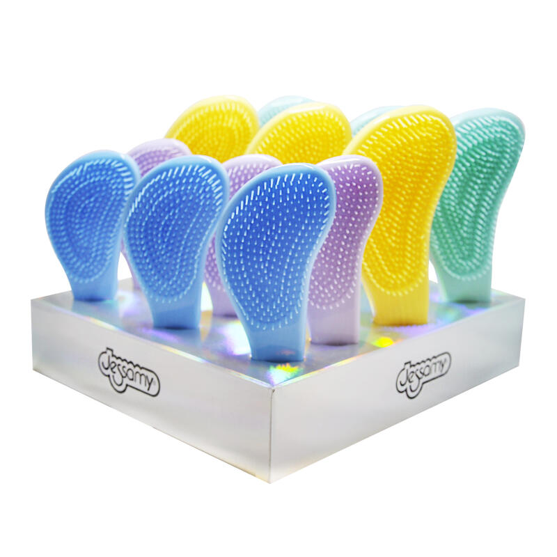 EXHIBIDOR CEPILLOS DETANGLE PASTELES X 12