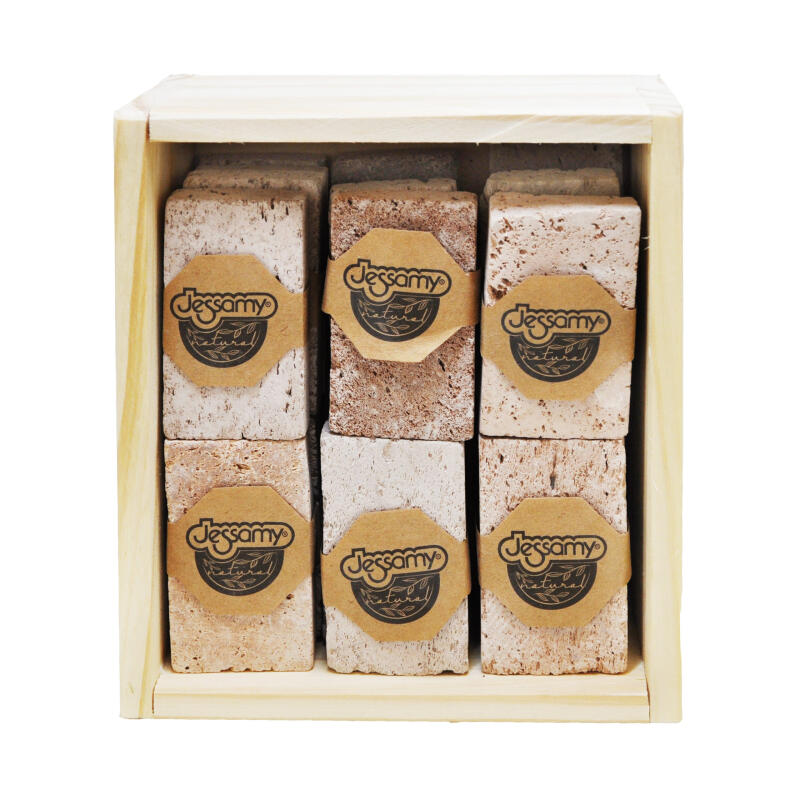 EXHIBIDOR PIEDRA POMEZ NATURAL  X 24