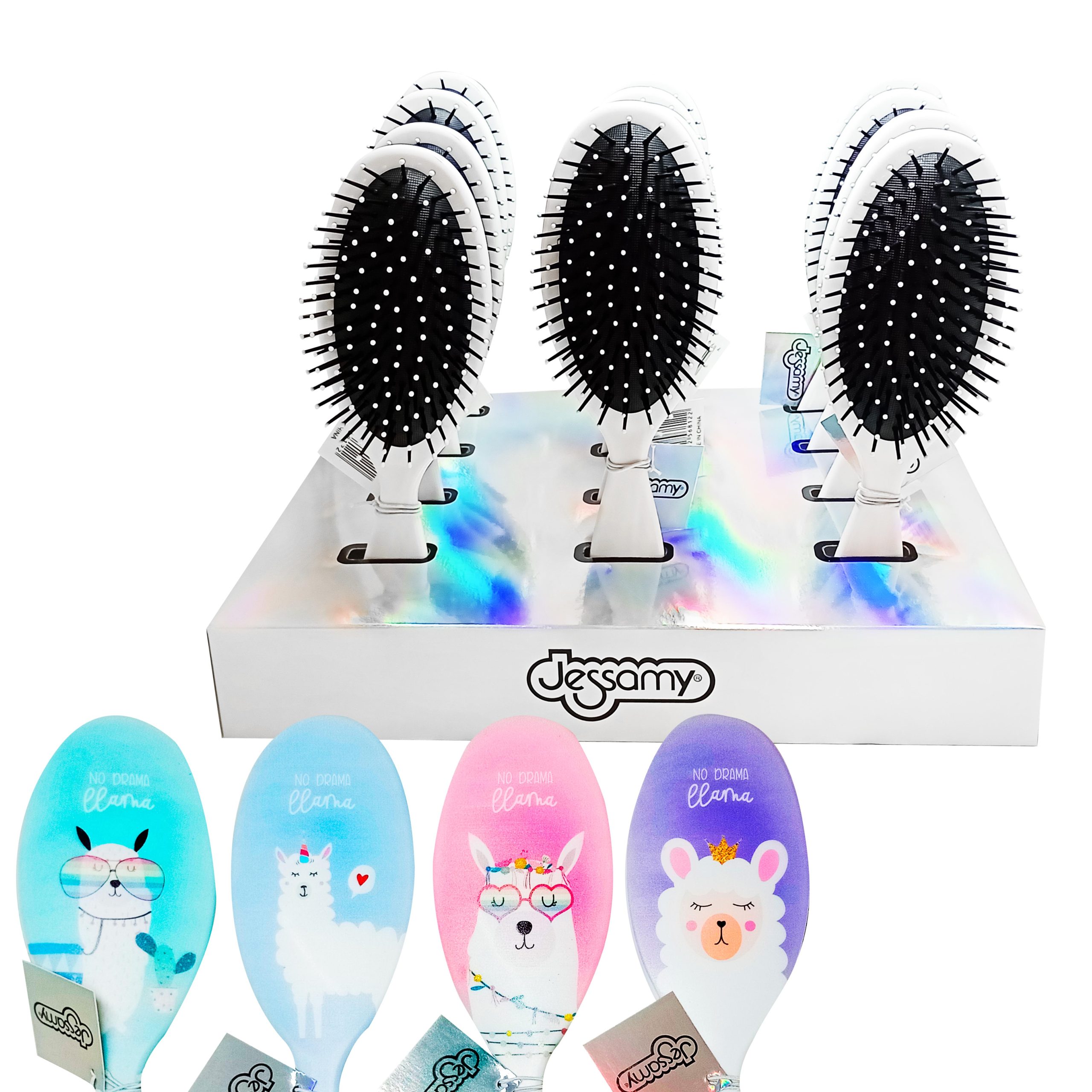 EXHIBIDOR CEPILLOS X 12 DISEÑO LLAMAS