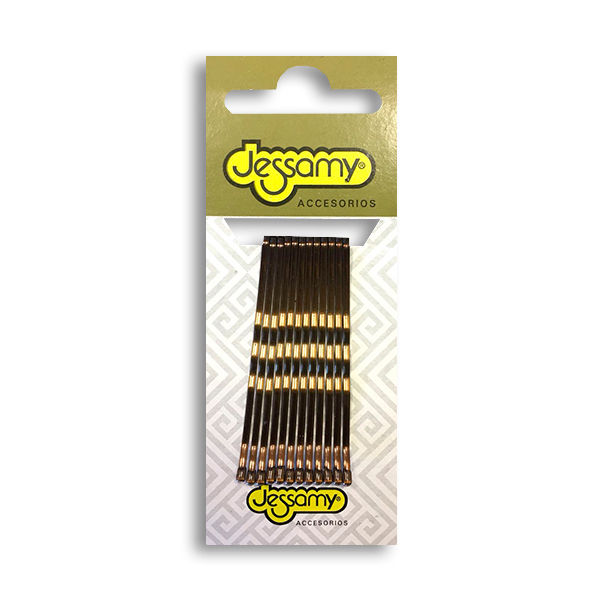 CLIPS JESSAMY EN ACERO RUBIO X 72 CARTONES