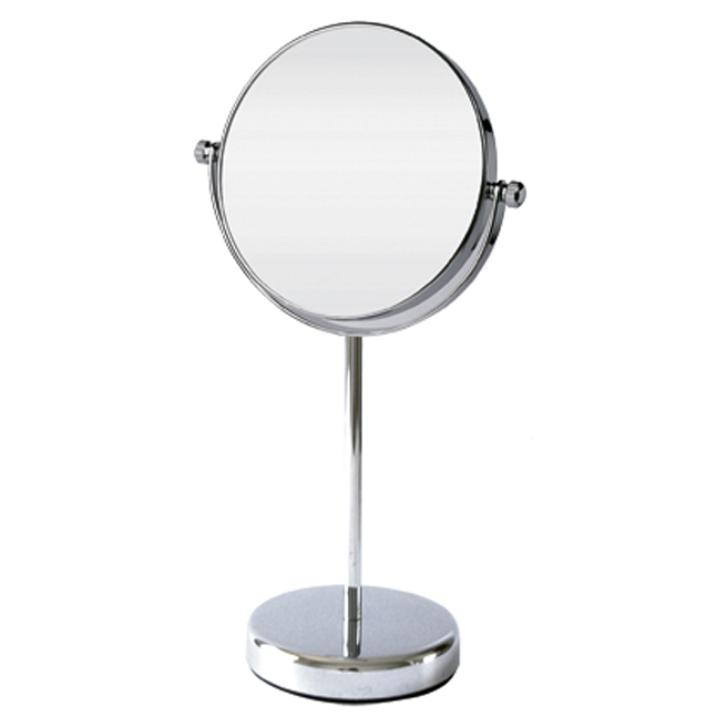 ESPEJO METAL REDONDO C/PIE 5 X