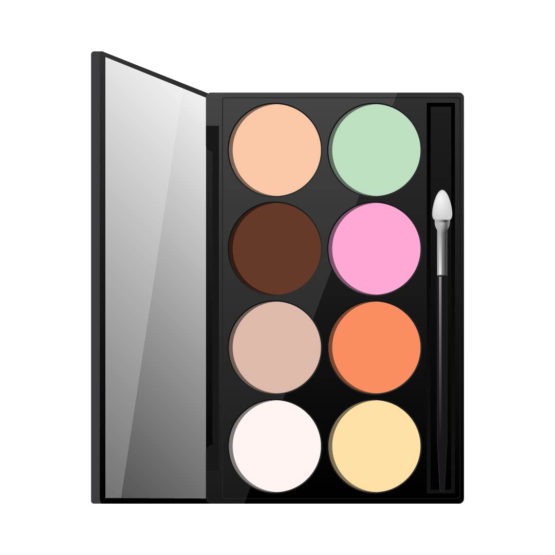 XULU PALETA PROF. X 8 CORRECTOR OJERAS C/ ESPEJO