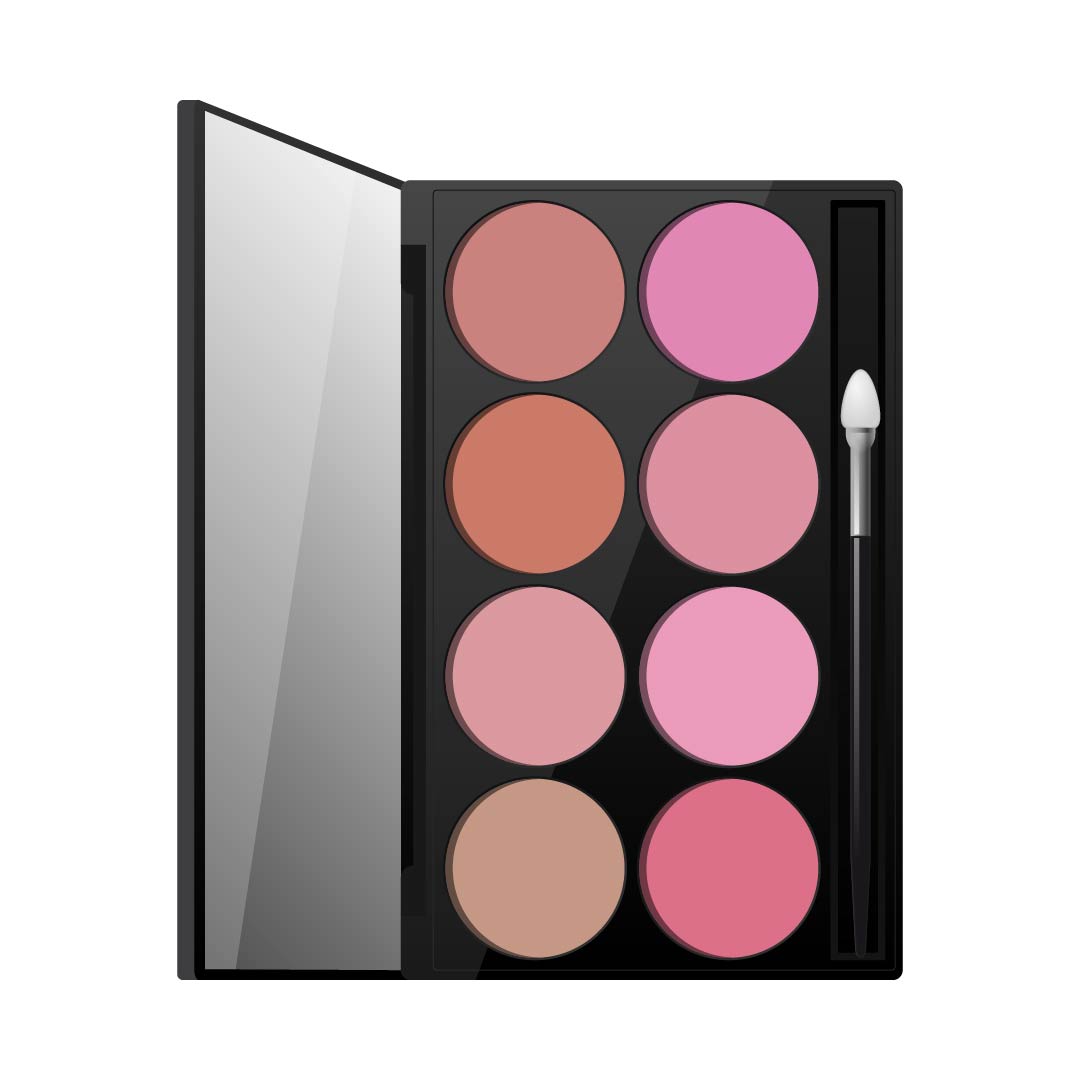 XULU PALETA PROF. X 8 RUBOR COMP. C/ ESPEJO