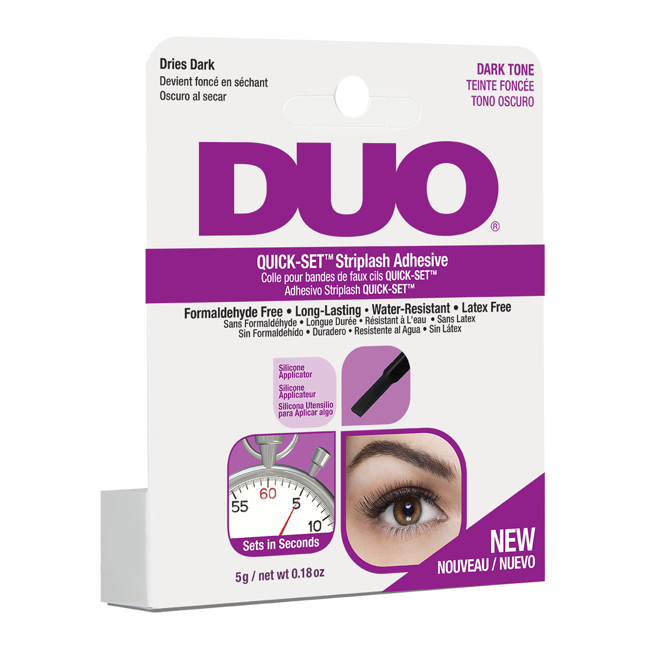 DUO PEGAMENTO QUICK-SET NEGRO 5 GR. (67582)