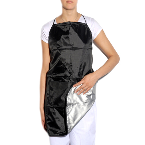DELANTAL SILVER IMPERMEABLE LUXE LISO