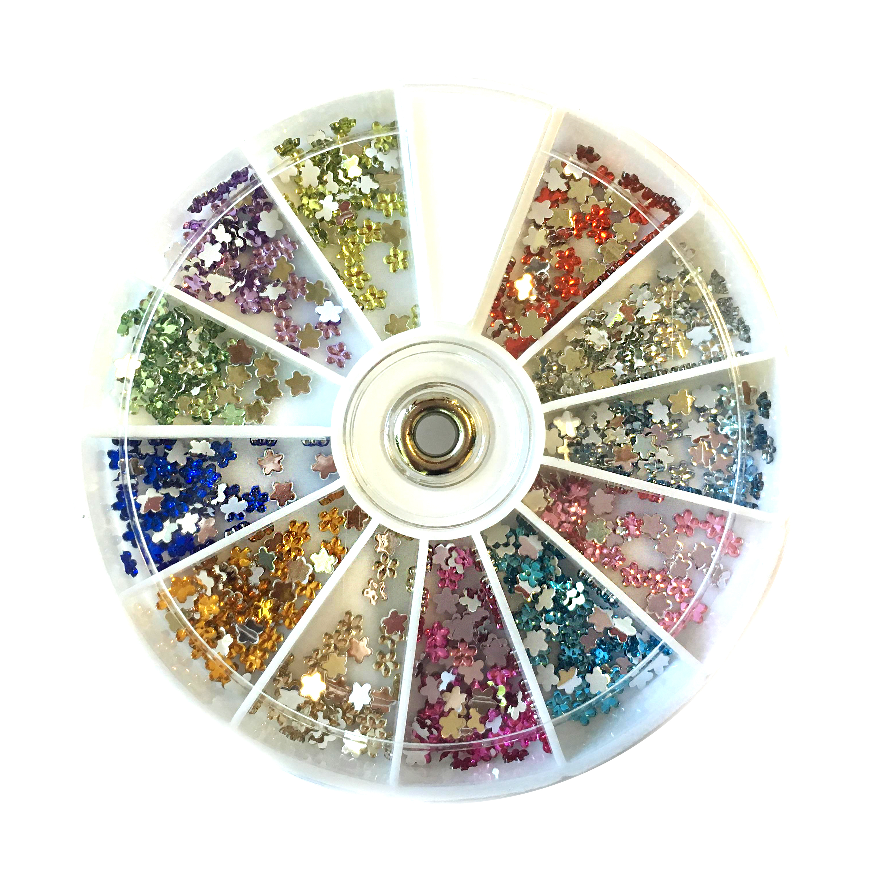CARROUSEL STRASS FLOR X 600 (COLORES SURTIDOS)