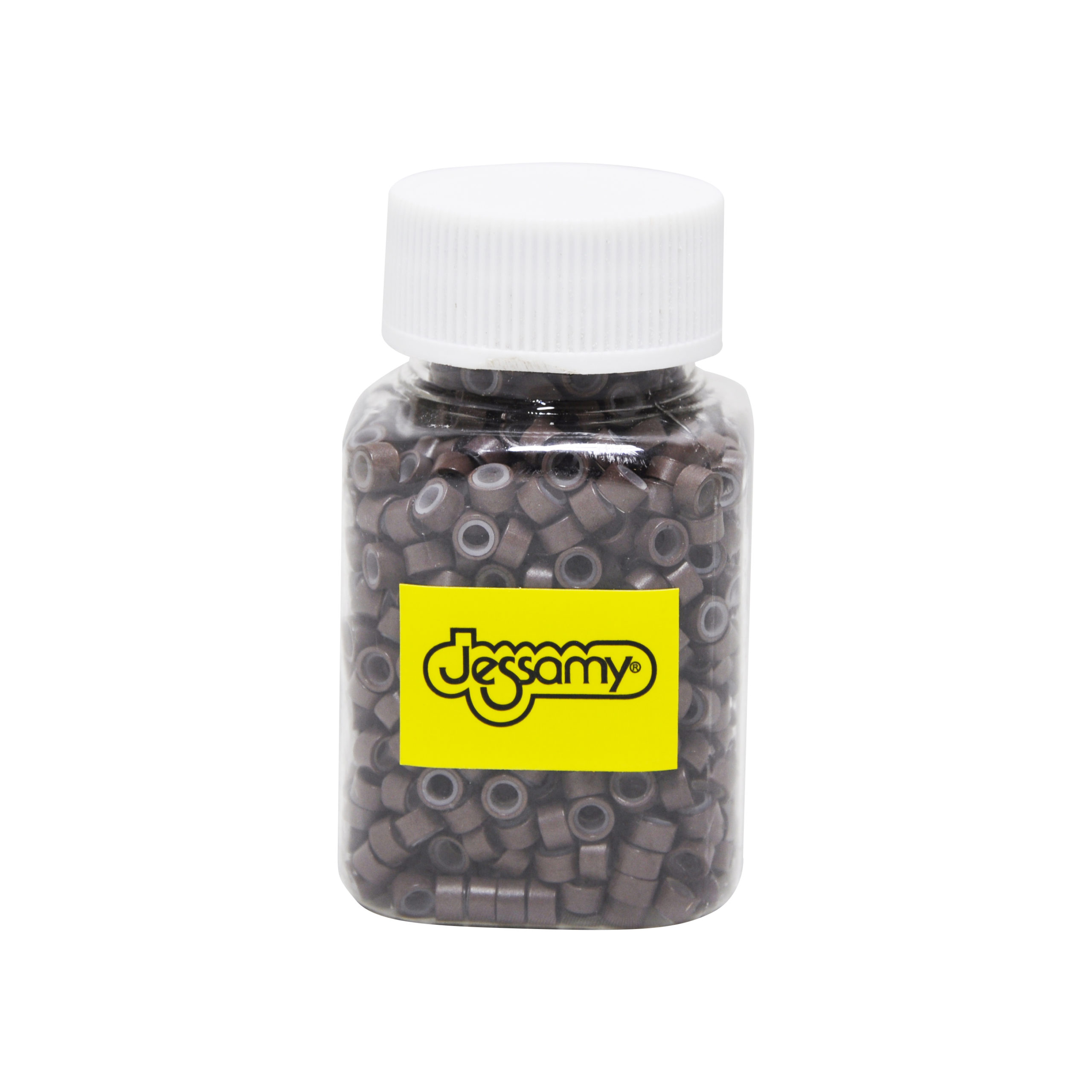 MICRORINGS MARRON C/SILICONAS X 1000