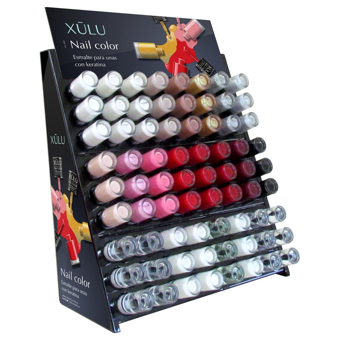 XULU EXH. ESMALTE C/KERATINA X 72 UNID.