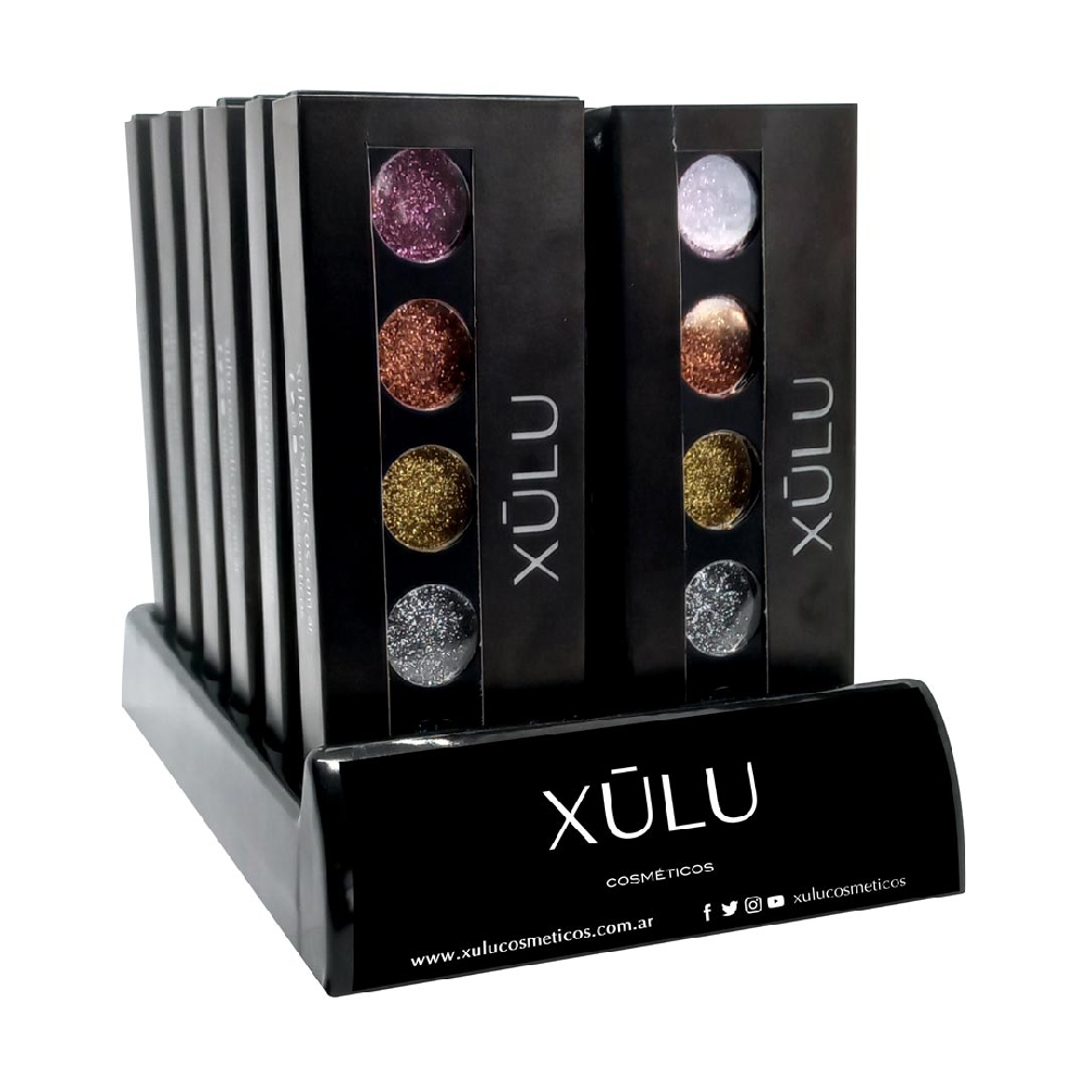 XULU BJA. PETACA COMPACT GLITTER X 12