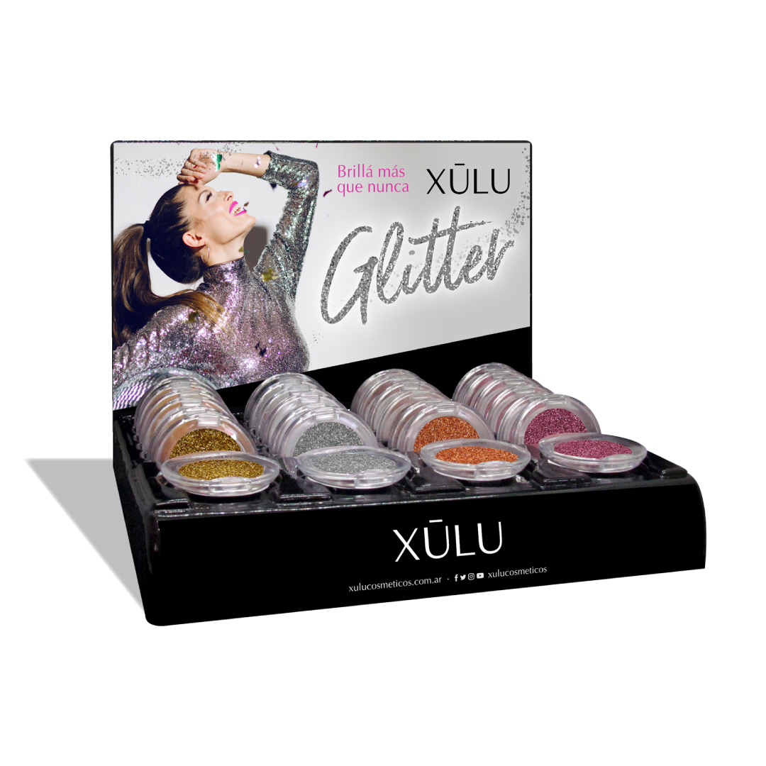 XULU EXH. COMPACT GLITTER X 24 + 24 C/4 PROB.