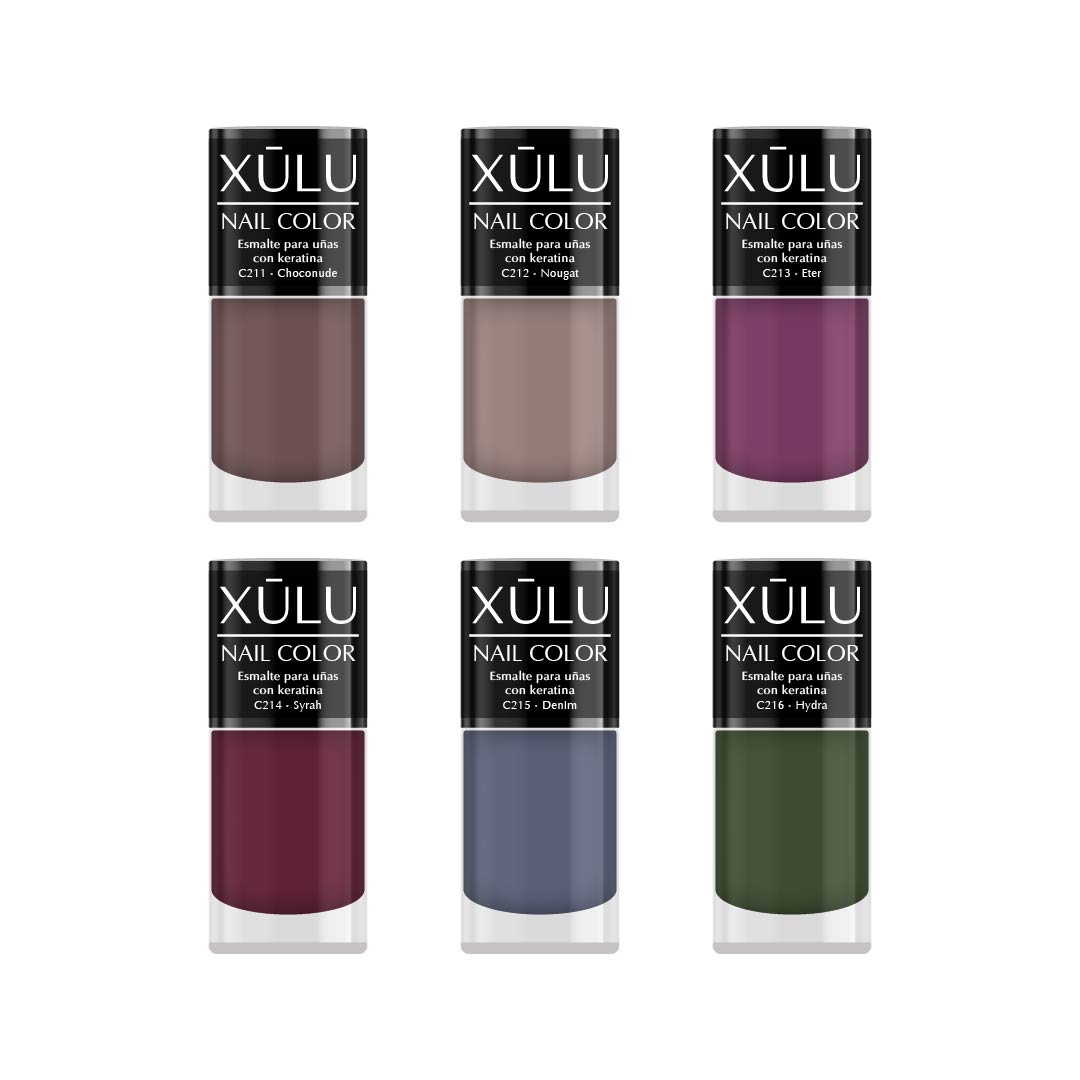 XULU EXH. COFEE TIME ESMALTE NAIL COLOR X 48