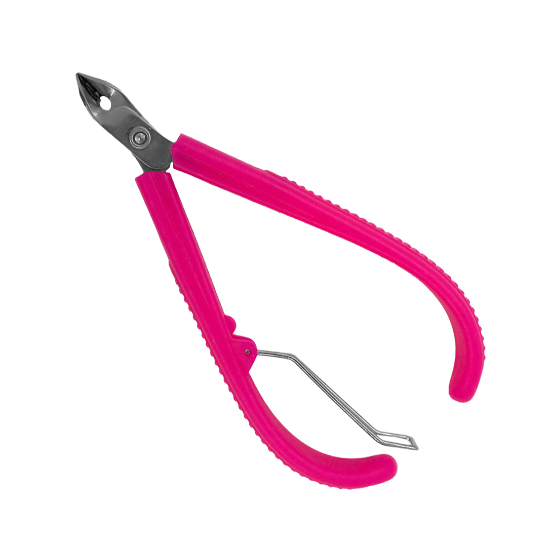 ALICATE PARA CUTICULAS MANGO ROSA / VERDE