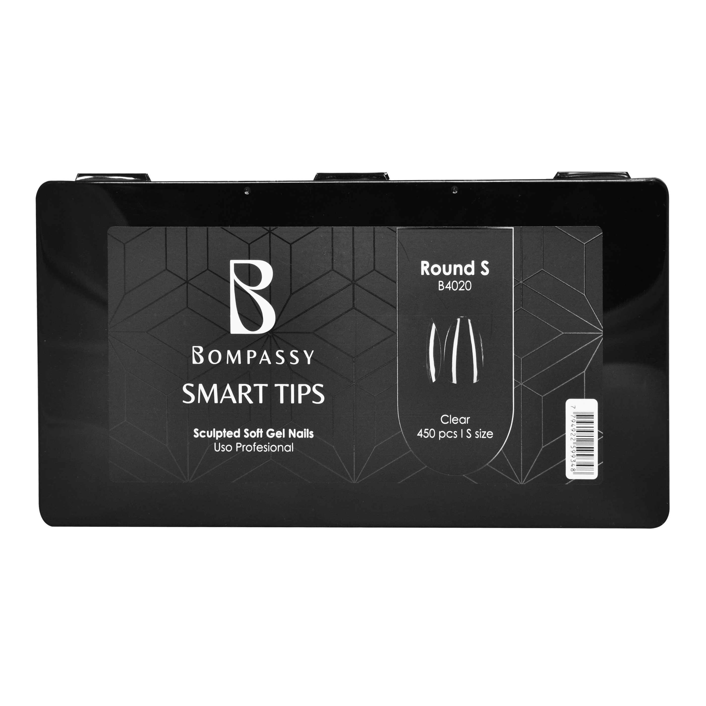 BOMPASSY SOFT NAIL GEL PREMIUM ROUND S X 450 PCS