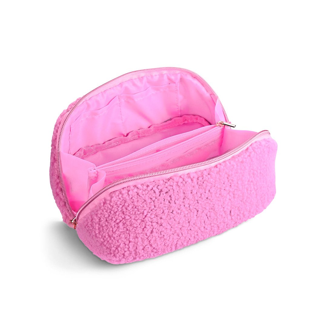 PORTACOSMETICO DESPLEGABLE CORDERITO ROSA