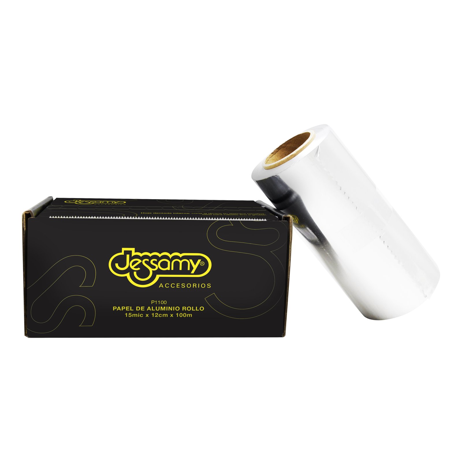 PAPEL DE ALUMINIO ROLLO 12 CM X 100 M. (15 MIC)
