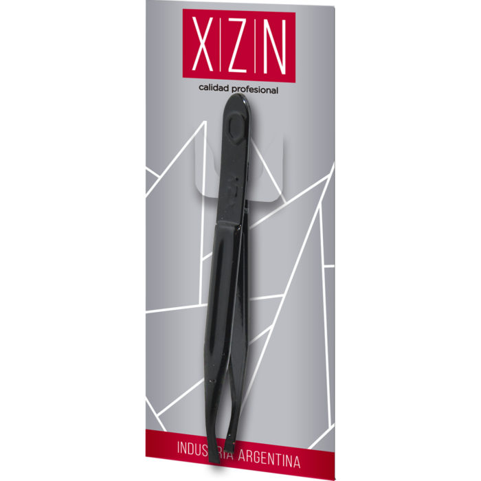 Pinza de depilar reforzada negra Finestell XZN - Zeva Cosmetics